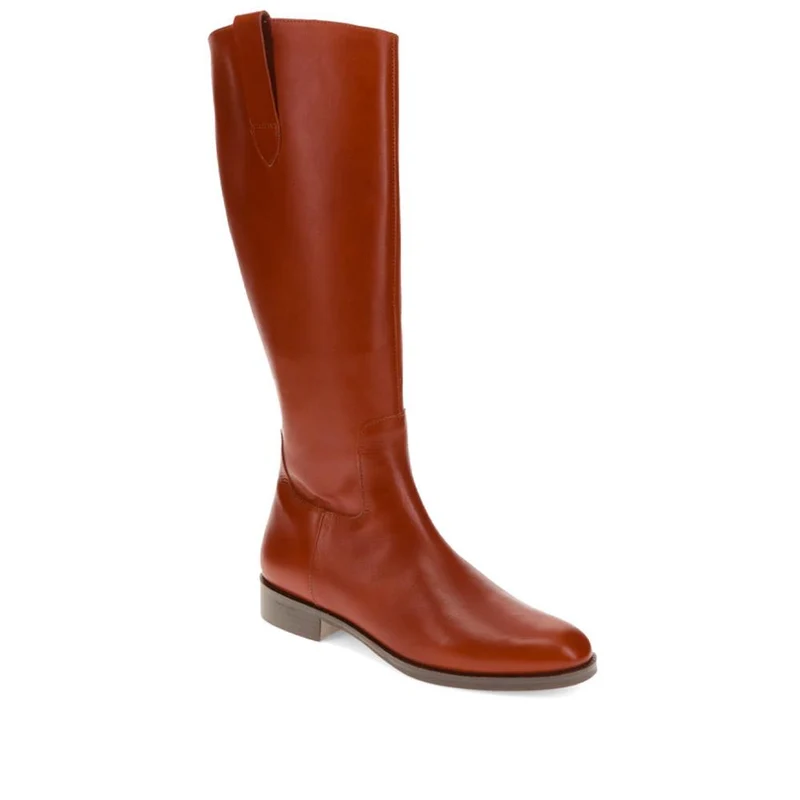 Emelia Small Calf Fit Leather Boots - EMELIAS / 326 209 - Tan