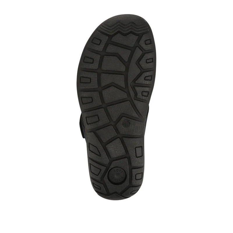 Leather Touch-Fasten Sandals - DDIN41010 / 327 397 - Navy