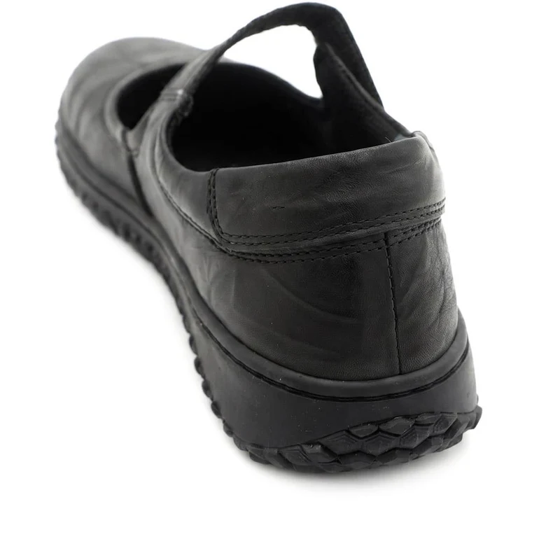 Loretta Leather Mary Janes - HAK42010 / 328 514 - Black-Black