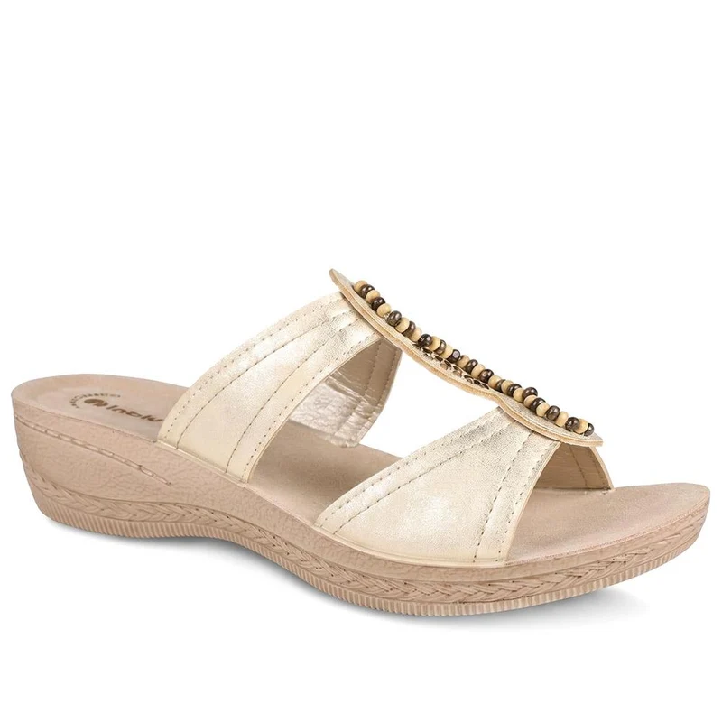 Inblu Beaded Slip On Sandals - INB43046 / 330 365
