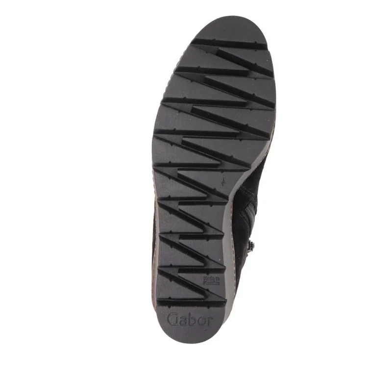 Ulrika Wedge Ankle Boots - GAB34535 / 322 106 - Black Suede