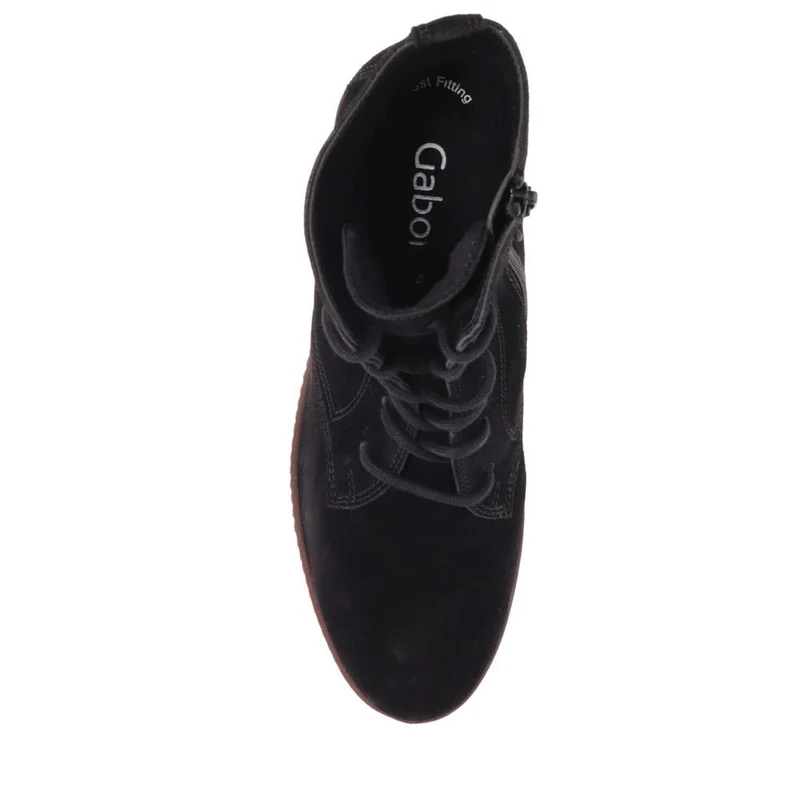 Ulrika Wedge Ankle Boots - GAB34535 / 322 106 - Black Suede