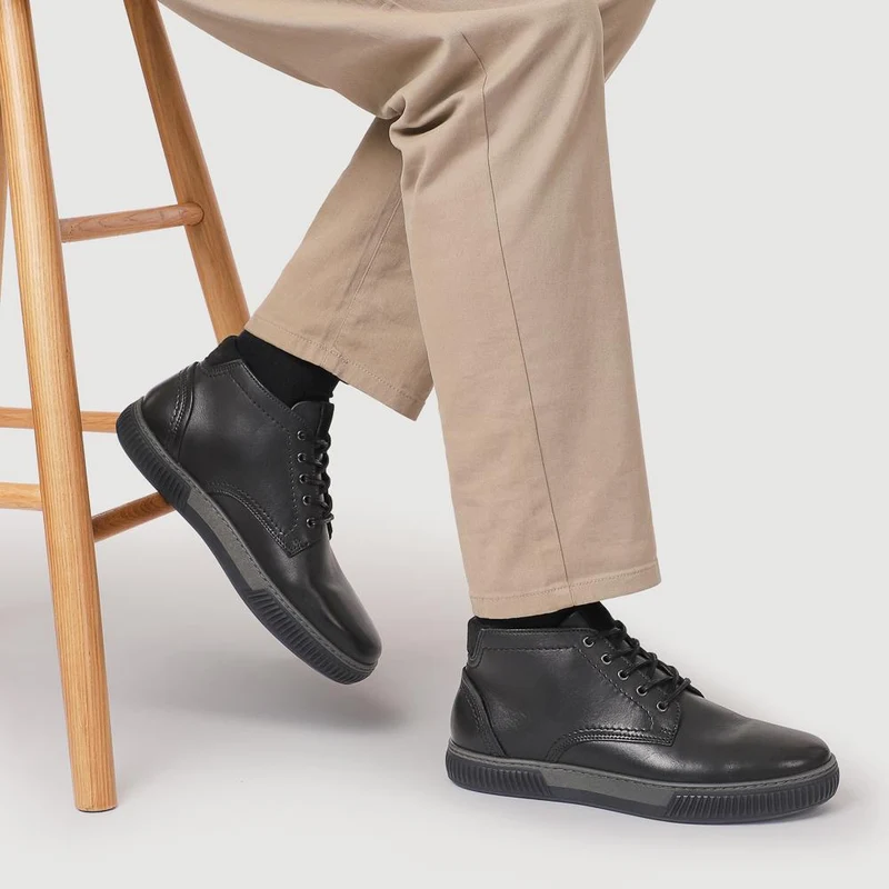 Dorset Leather Chukka Boots - DORSET / 325 901 - Black