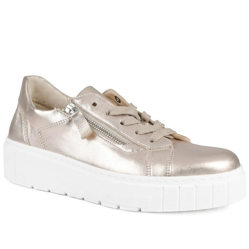 Gabor Zip & Lace Platform Trainers - GABC43508 / 330 406