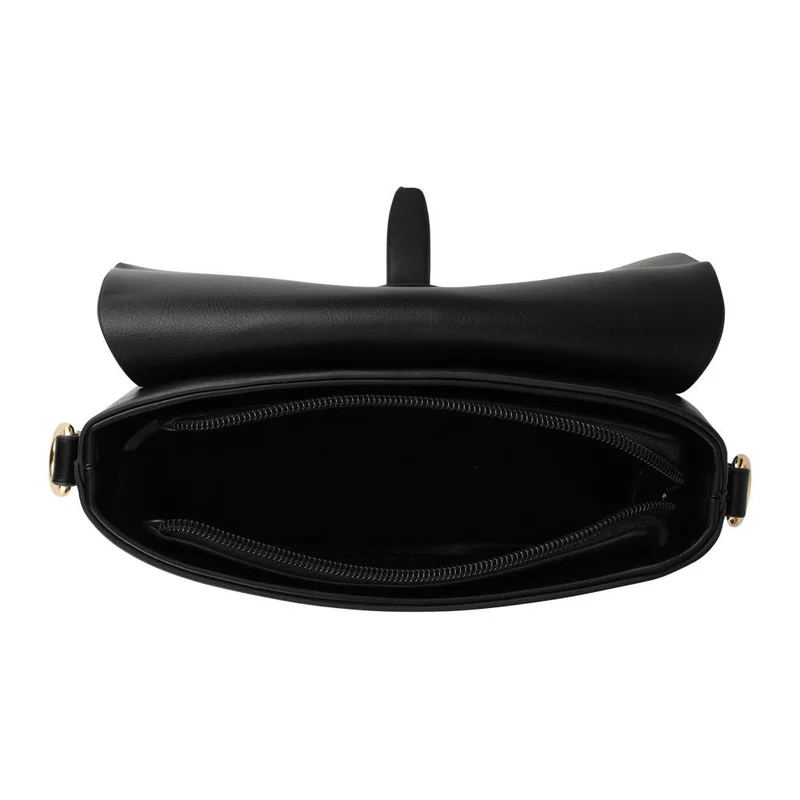 Bellissimo Buckle Crossbody Bag - BELHETIA42002 / 328 384 - Black