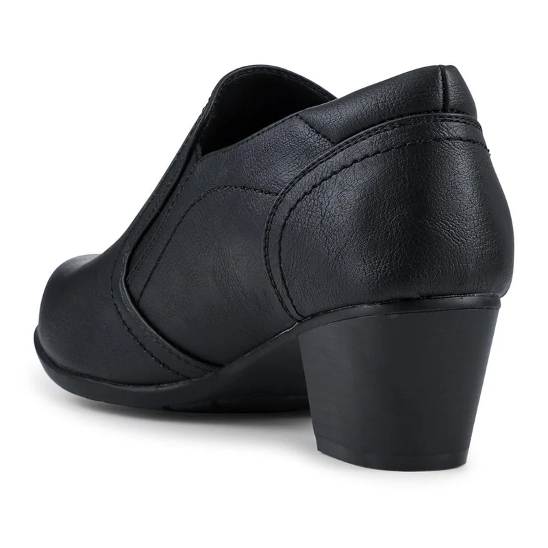 Wide Fit Cone Heel Shoes - WBINS42010 / 327 915 - Black