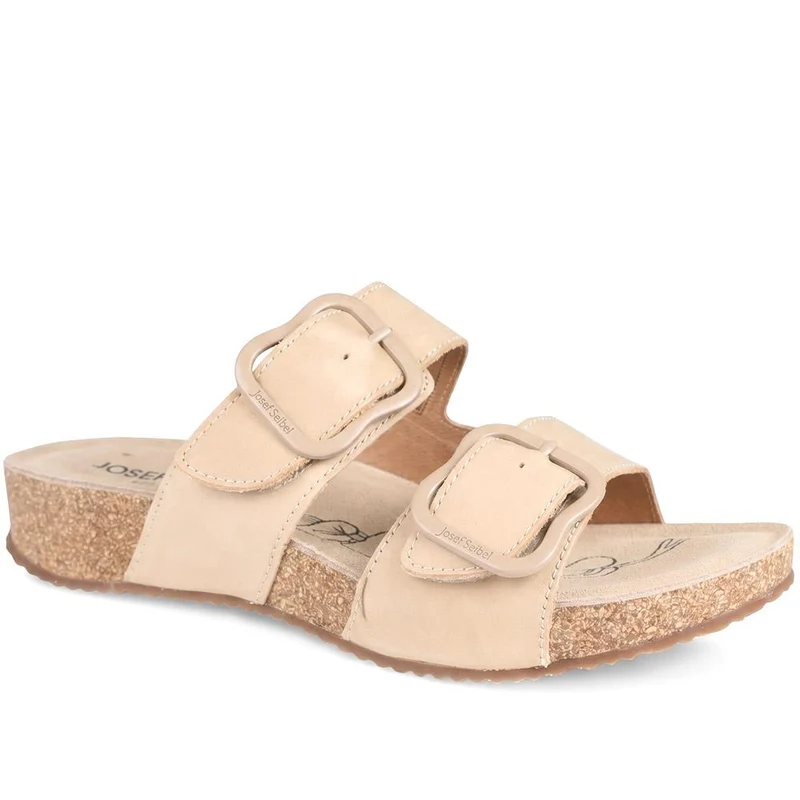 Josef Seibel Tonga 64 Leather Sandals - JOSCL43003 / 330 432 - Beige