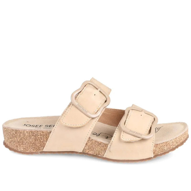 Josef Seibel Tonga 64 Leather Sandals - JOSCL43003 / 330 432 - Beige