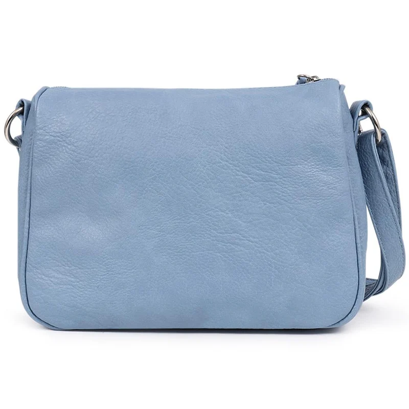 Zip-Close Cross-Body Bag - JEWN39015 / 325 476 - Light Blue