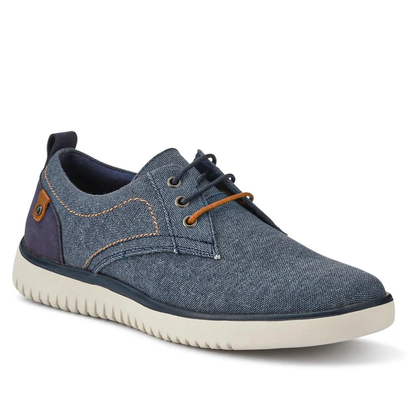 Wide-Fit Fabric Lace-Up Shoes - XINGH41004 / 327 184
