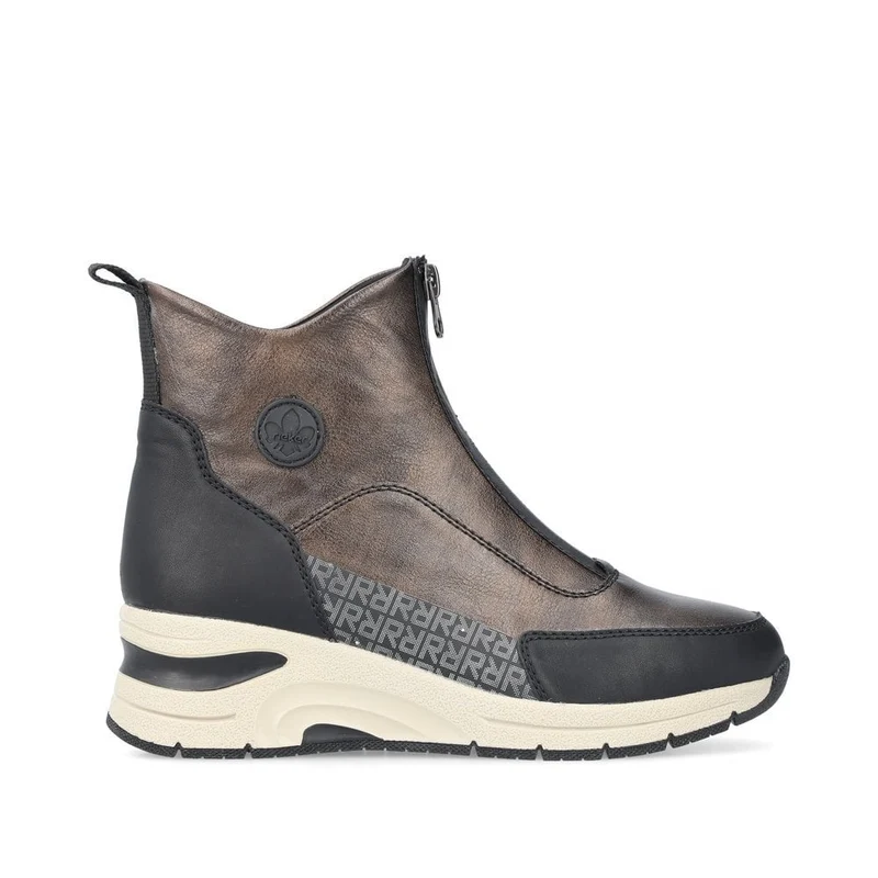Rieker Damenmode-Stiefelette – Braun
