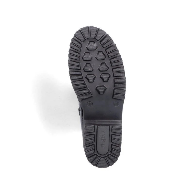 Rieker Modische Stiefeletten mit Fleecefutter für Damen - Schwarz