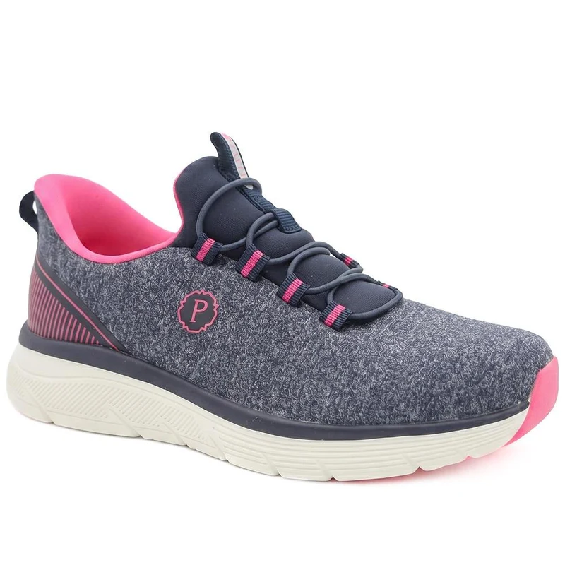 Easy Step In Wide Fit Memory Foam Trainers - BOJIE43023 / 329 531