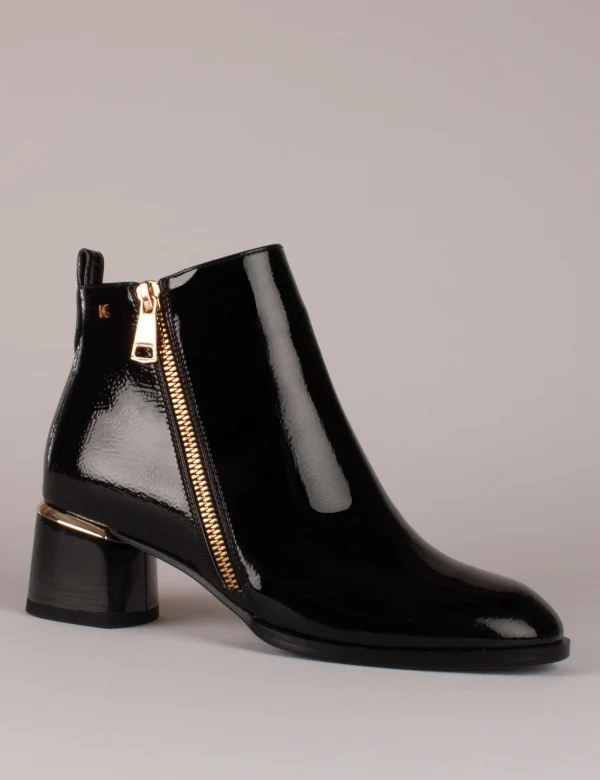 Kate Appleby Stiefelette Moneyglass für Damen - Lackleder Schwarz