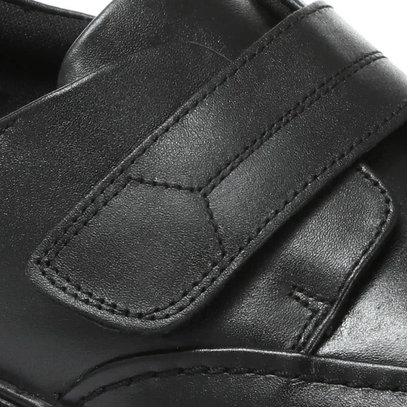 Adjustable Leather Shoes - RAJ1602 / 124 915 - Black