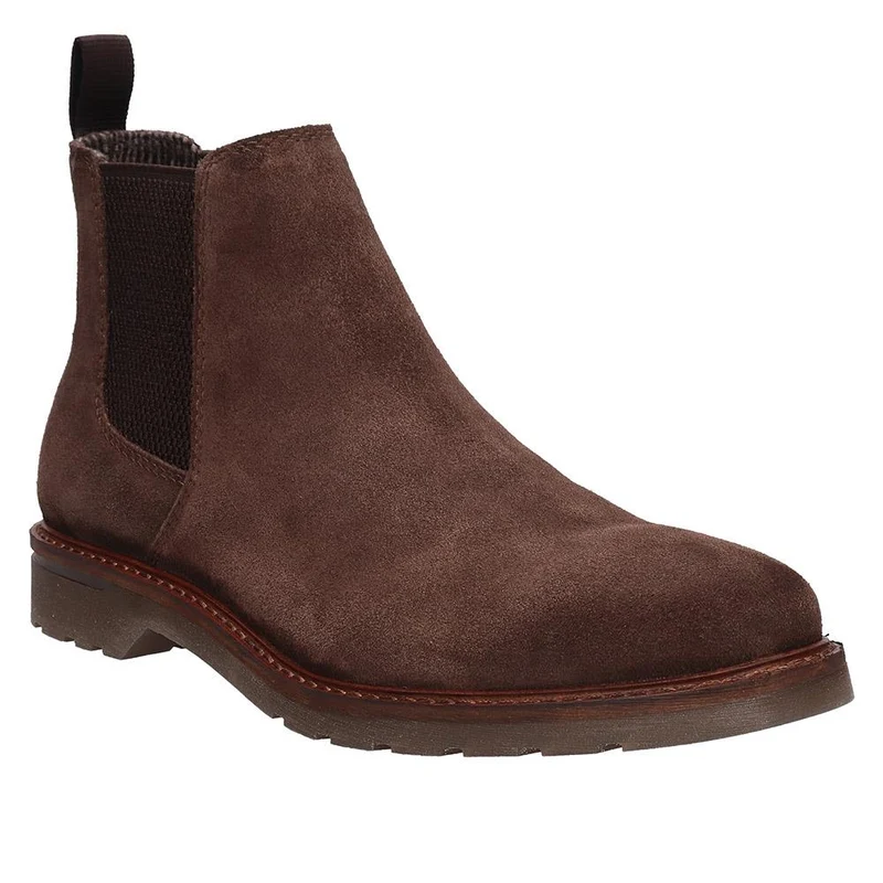 Zeli Leather Chelsea Boots - BUG36503 / 322 878 - Dark Brown