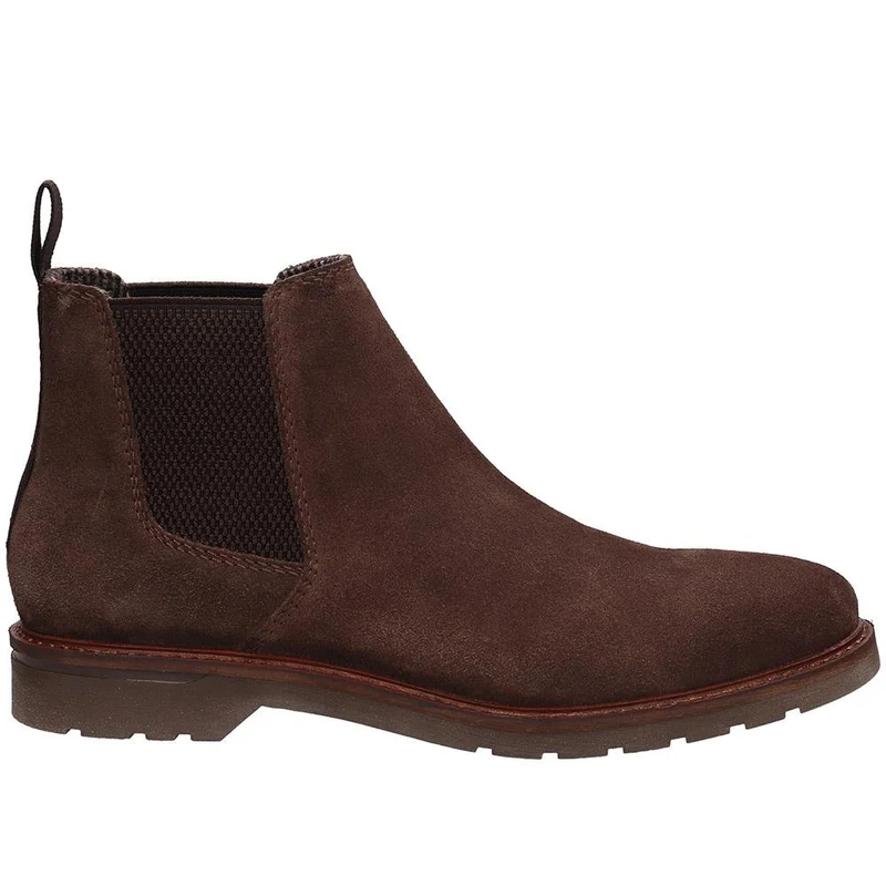 Zeli Leather Chelsea Boots - BUG36503 / 322 878 - Dark Brown