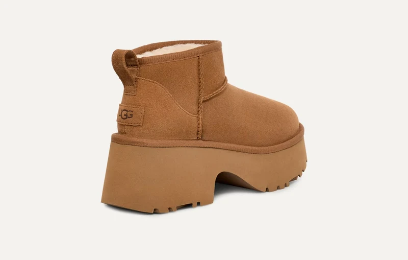 UGG Classic Ultra Mini New Heights Stiefel für Damen - Kastanie