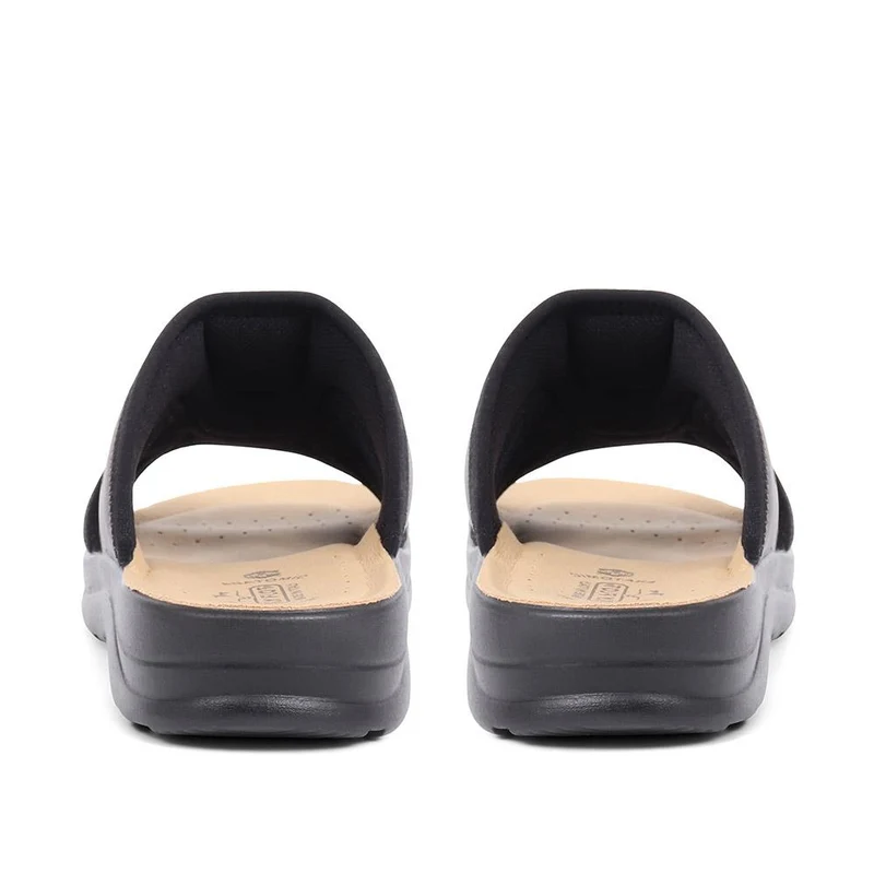 Fly Flot Slip On Mule Sandals - FLY37013 / 323 213 - Grey