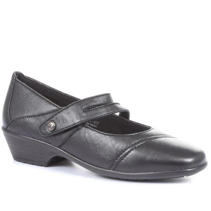 Leather Mary Janes - HSKEMP1813 / 146 313 - Black