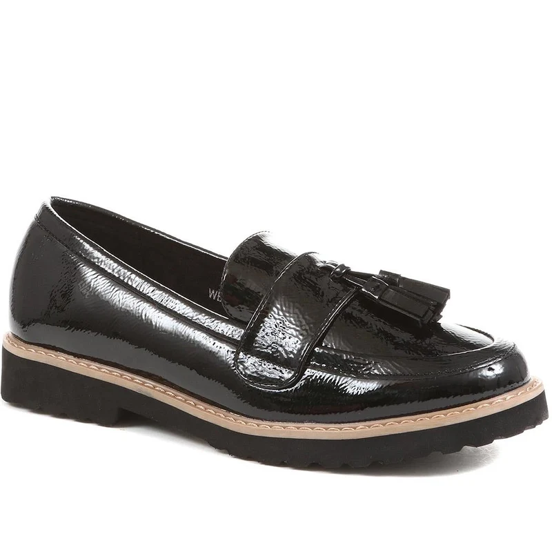 Chunky Tassel Loafers - WBINS32047 / 318 931 - Black