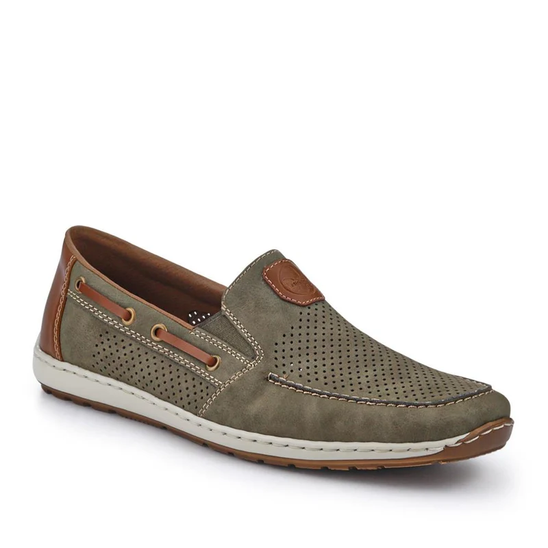 Slip-On Casual Shoes - RKR33500 / 319 700 - Olive