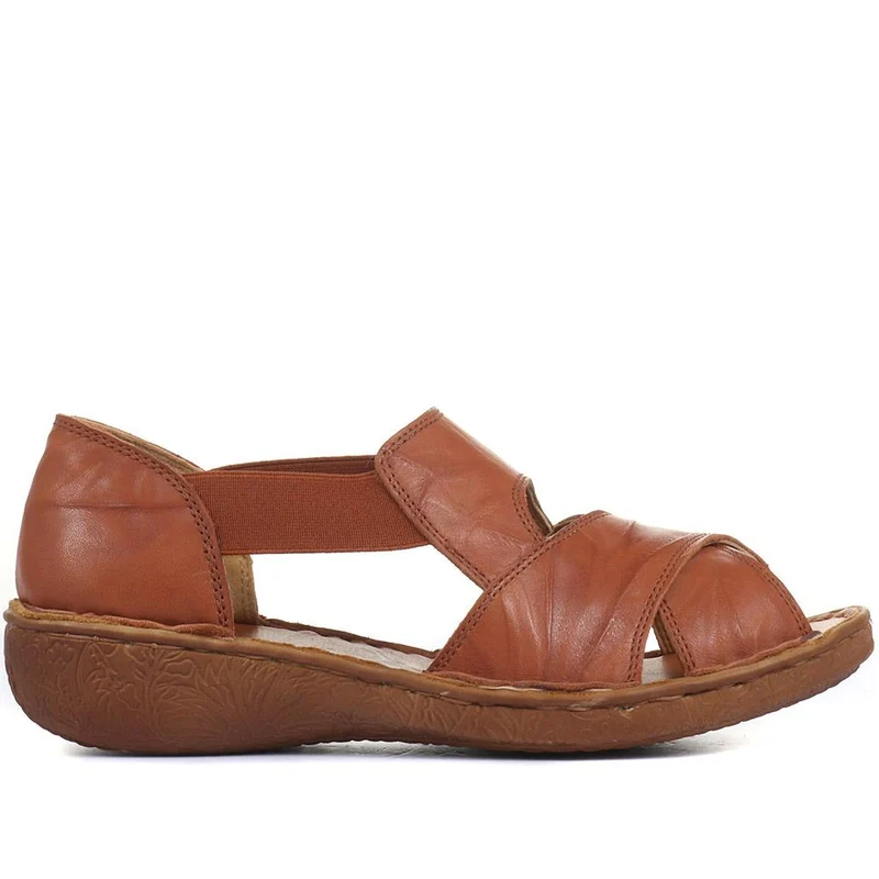 Flat Sandals - HAK33015 / 319 895 - Tan