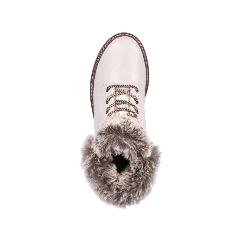 Remonte Stiefelette aus Lammleder für Damen - Weiß