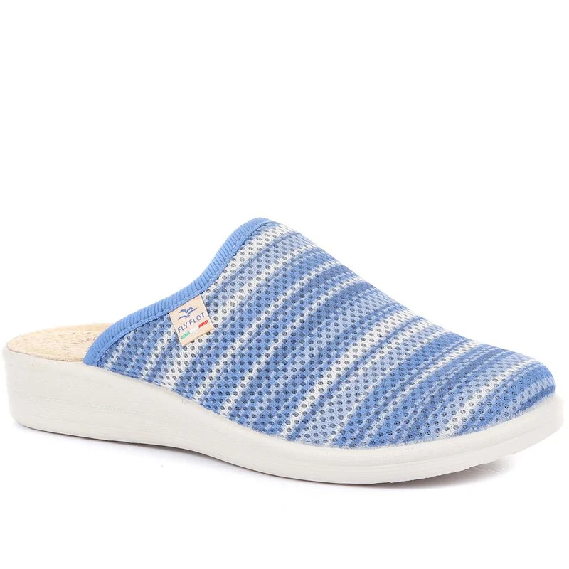 Fly Flot Wide Fit Anatomic Clogs - FLY35039 / 321 254 - Blue