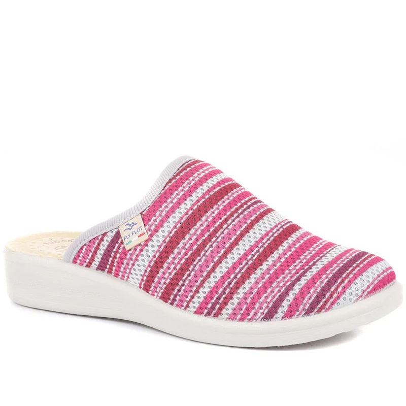 Fly Flot Wide Fit Anatomic Clogs - FLY35039 / 321 254 - Fuschia
