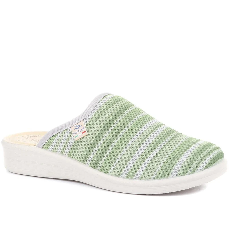 Fly Flot Wide Fit Anatomic Clogs - FLY35039 / 321 254 - Green