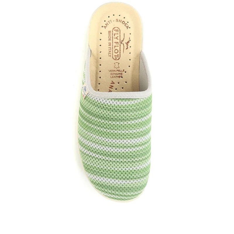 Fly Flot Wide Fit Anatomic Clogs - FLY35039 / 321 254 - Green