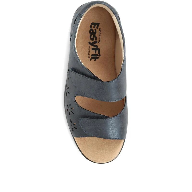 Extra-Wide Adjustable Shoes - ANITA / 321 459 - Navy