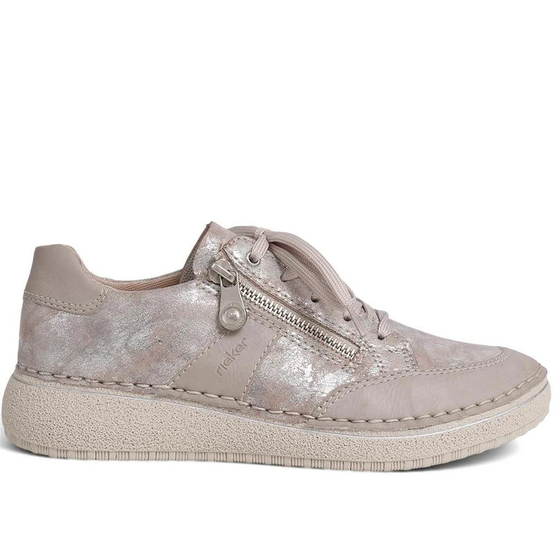Lace-Up Trainers - RKR39503 / 324 846 - Beige Multi