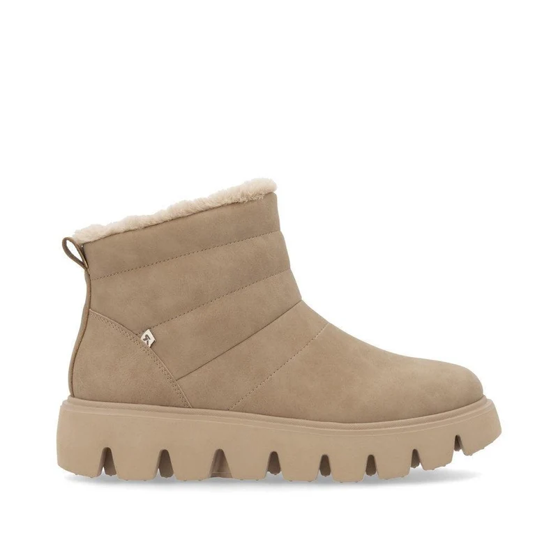 Rieker Damen Stiefelette Evolution mit Fleecefutter - Beige