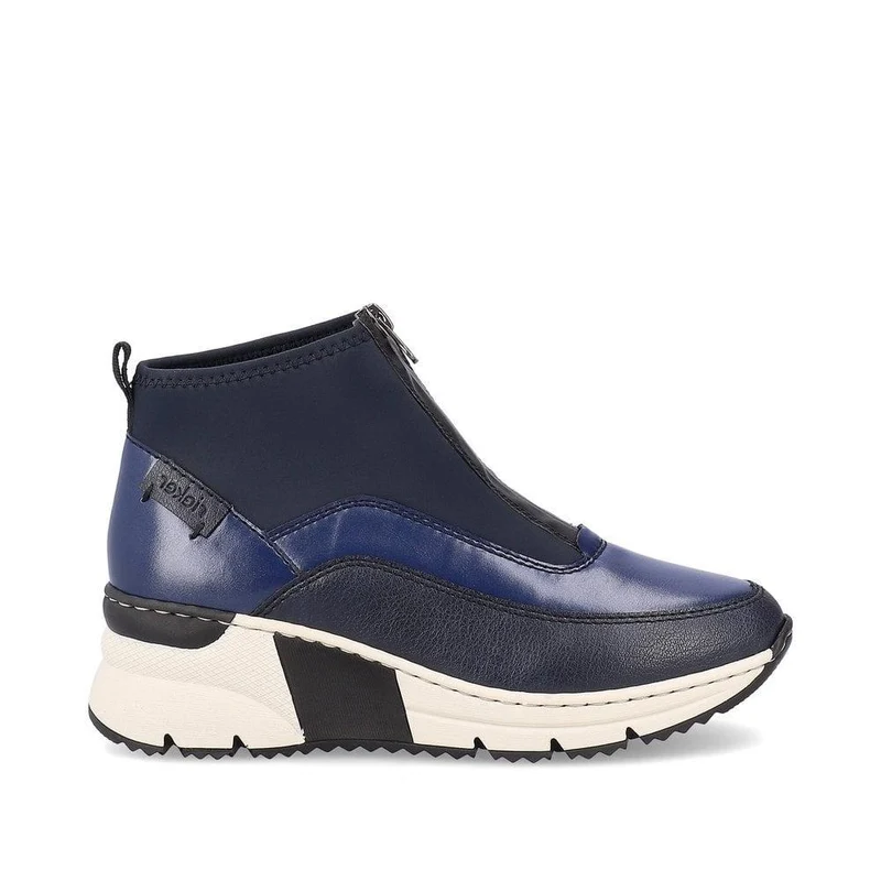 Rieker Damen Fashion Ankle Boot - Blau
