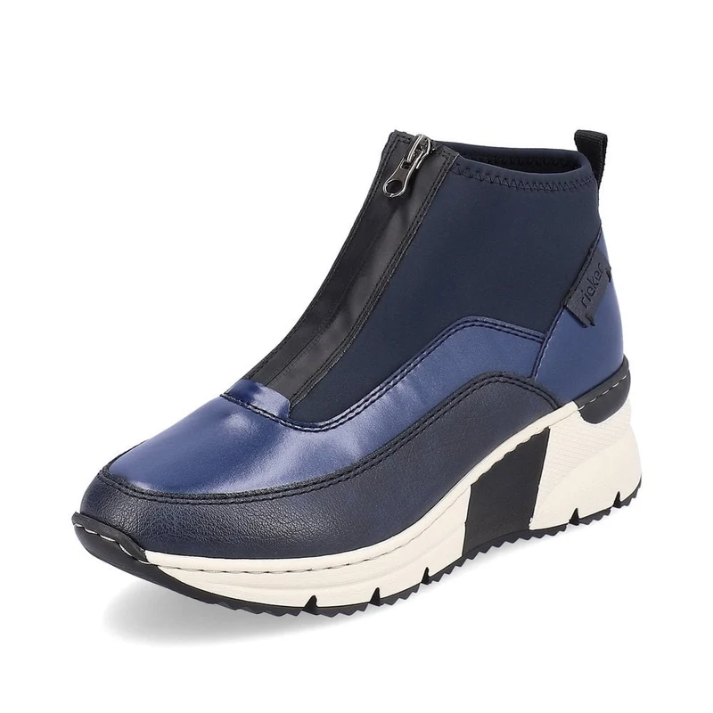 Rieker Damen Fashion Ankle Boot - Blau