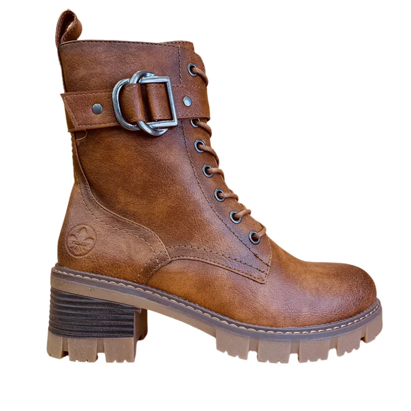 Rieker Stiefelette mit Fleecefutter für Damen - Braun