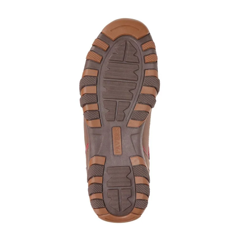 Wide Fit Lace Up Casual Trainers - VSHI40001 / 325 700 - Brown Multi