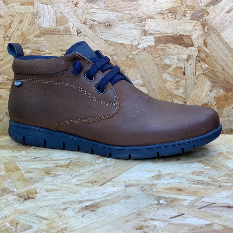 On Foot Herren-Lederschuhe – Braun