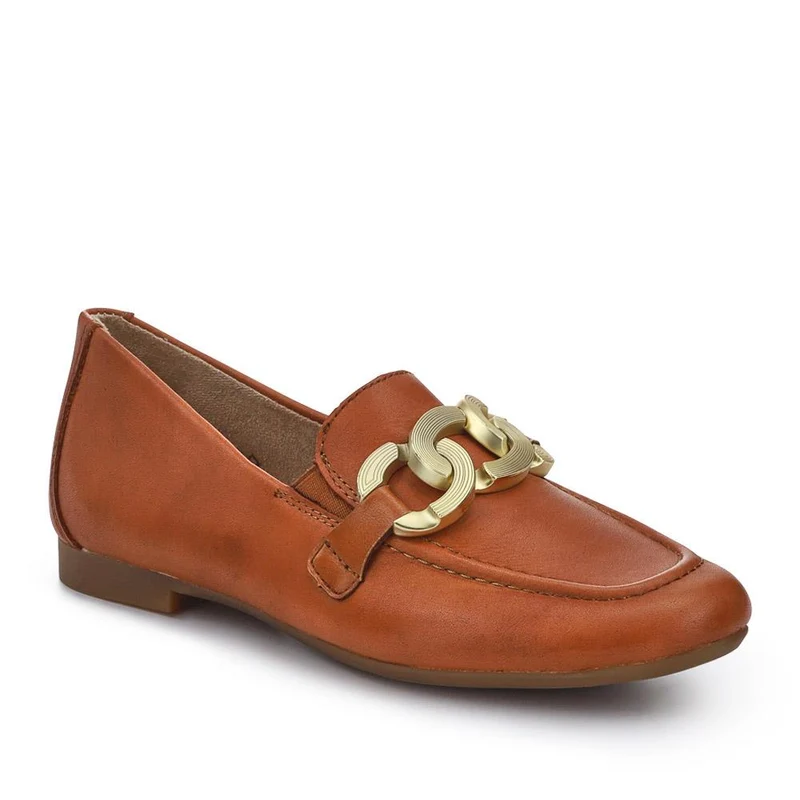 Leather Heeled Loafers - DRS41501 / 326 855