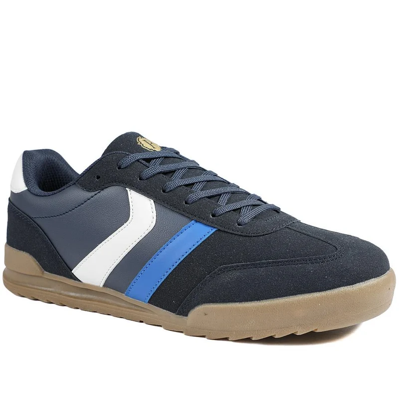 Wide Fit Memory Foam Lace Up Trainers - SUNCH43000 / 328 962 - Navy