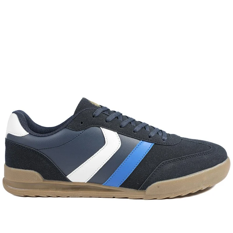 Wide Fit Memory Foam Lace Up Trainers - SUNCH43000 / 328 962 - Navy