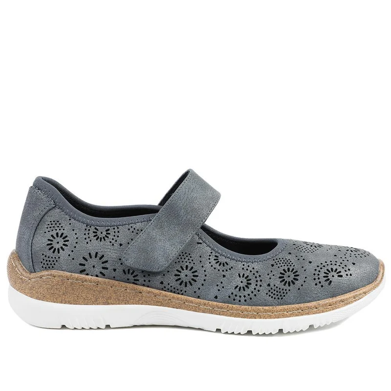 Cushioned Touch Fasten Mary Janes - WBINS43051 / 328 961 - Navy