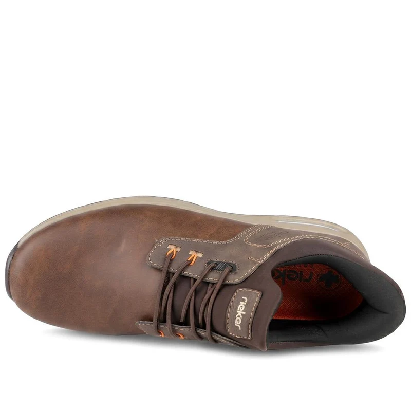 Rieker Slip On Bungee Lace Shoes - RKR43057 / 330 230 - Brown