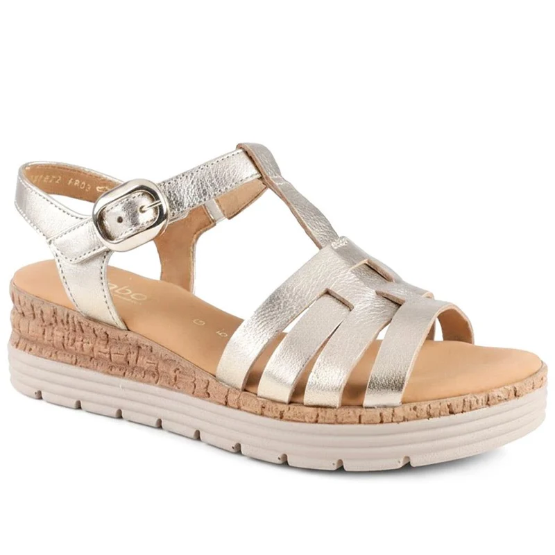 Gabor Leather Buckle Fasten Sandals - GABC44512 / 330 260