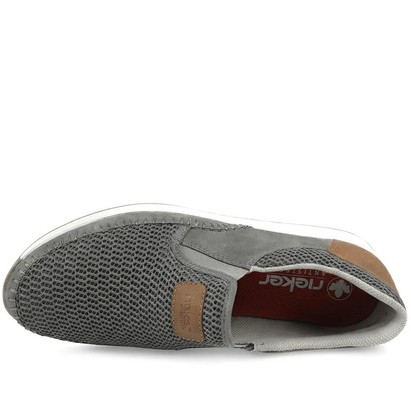 Elasticated Slip-On Shoes - RKR41534 / 326 934 - Grey