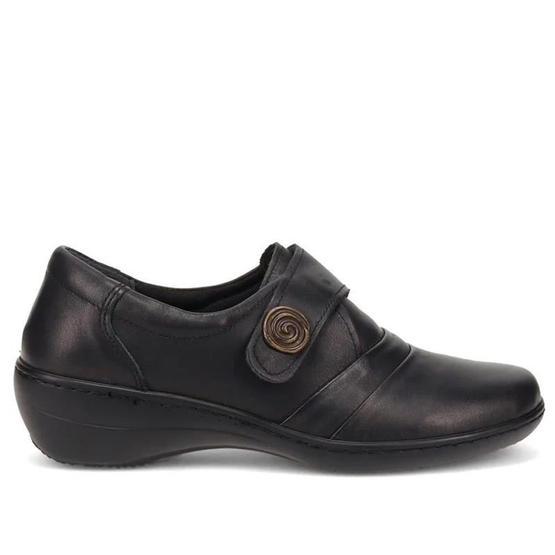Handmade Leather Shoe with One Touch Strap - HSHAK1806 / 146 045 - Black