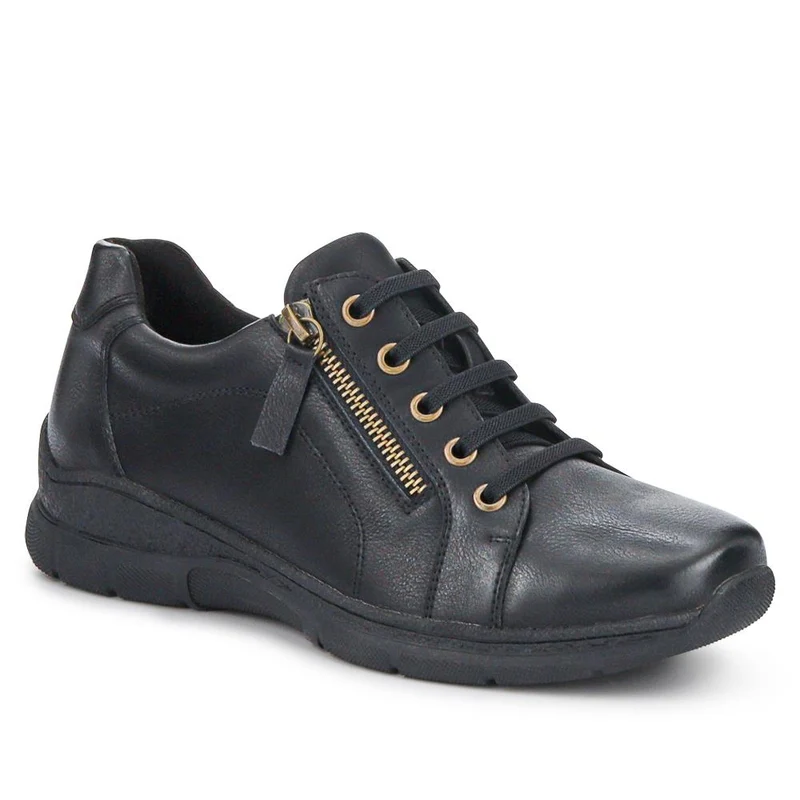 Wide Fit Casual Bungee Lace Shoes - WOIL41042 / 326 927