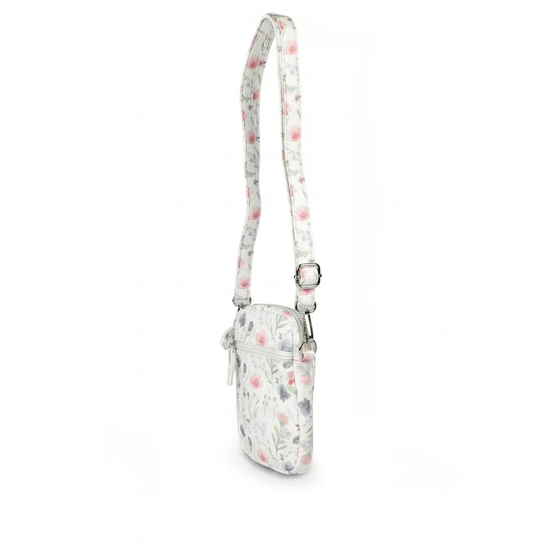 Floral Multiway Cross Body Phone Bag - WAHT43000 / 329 342 - White Print